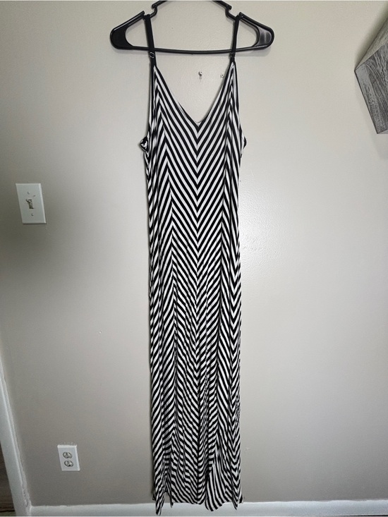 Mossimo Supply Co. Dresses & Skirts - Mossimo Supply Co. Black and White Chevron Maxi Dress